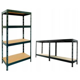   STABILNI KOVINSKI POLICIJSKI REGAL Z NITIJO 180 x 90 x 45 cm 360 kg na polico