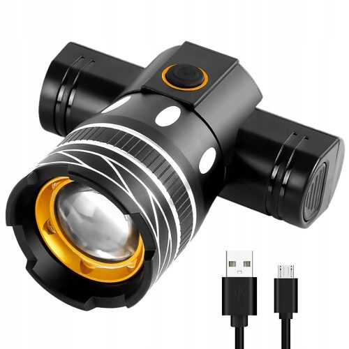 Močna LED svetilka za kolo XML-T6 CREE USB ZOOM