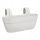 Bel cvetlični lonec za balkon VIBIA HANGER L 46x24/27 cm
