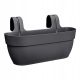 Balkonska škatla za cvetje VIBIA HANGER L 46x24/27 cm antracit