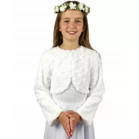 Elegantna krznen bolero za obhajilo, umetno krzno, vel.146