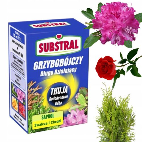 Substral Saprol Fungicid za zaščito Tui, Thuje, Rož in Rododendronov 100 ml