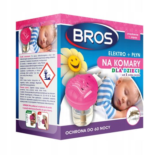 BROS Slovenian Elektrofumigator + Tekočina proti komarjem, mravljam, muham 40 ml