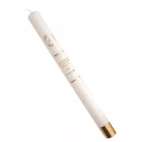   Praznovanje prvega svetega obhajila personalizirana zlata svečnica