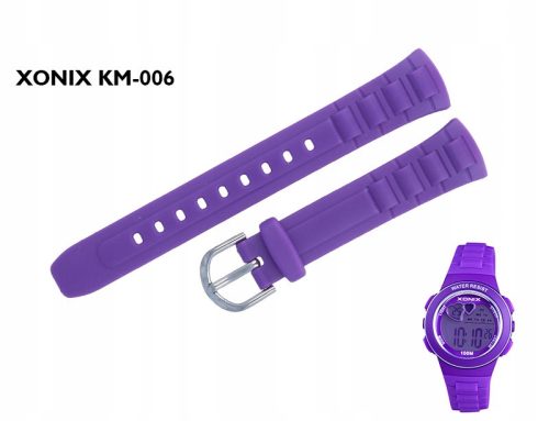 Gumijast pas za uro XONIX KM006, vijoličen