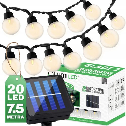 Lumiled solarna girlanda 759 cm LED luči - Vrtna dekoracija za čarobne večere