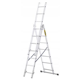 Drabest lestev 1 m aluminij 3 x 7 do 150 kg
