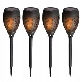  Viseča solarna svetilka NS-Lighting črna 50 cm 4 kos.