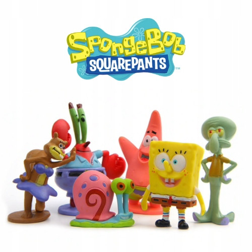 Figurice Spongebob - komplet 6 kosov