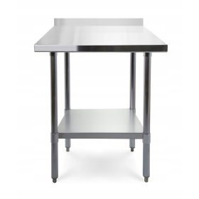 Gastronomska miza INOX s polico 60x60 cm