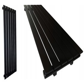 LOFT dekorativni RADIATOR 160x45 Mat Črna Struktura 1011W