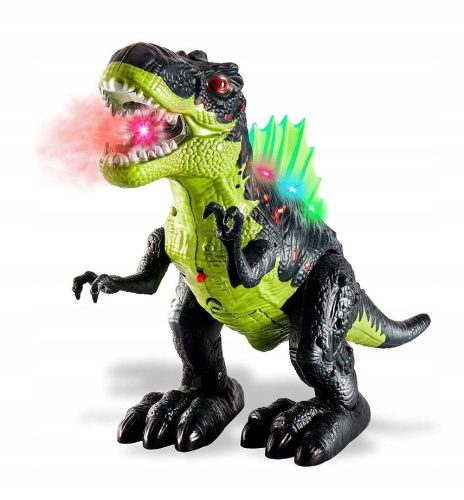 DINOZAVR T-REX ELEKTRIČNI Z DINOZAVROM HODI, TULI IN LUČI