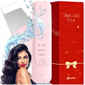 InFace ULTRAZVOČNI KAVITACIJSKI PILING za obraz roza