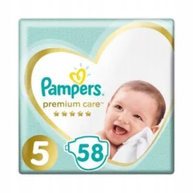Pampers Premium Care plenice Velikost 5 58 kos