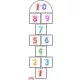  Animacijska tabla MAT HOPSCHOOL GAME - 100x300 cm A