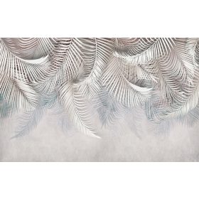 Stenska poslikava VISEČI PALMOVI LISTI 490x260 07 F