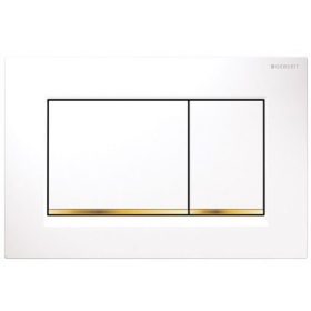 Geberit Sigma bela tipka za splakovanje WC školjke