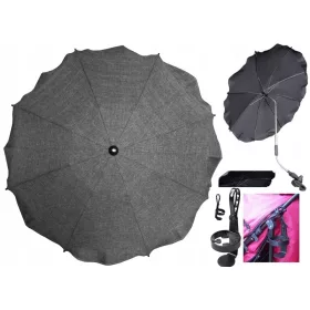 MELANGE SONČNI DEŽNIK ZA VOZIČEK + DRŽALO ZA KOZARCE