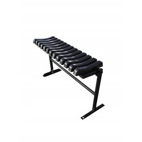 Klopica brez naslonjala, kovinska, dimenzije 82 x 25 cm