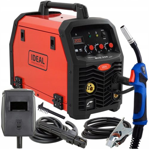Polavtomatski varilni aparat MIG/MAG, MMA Ideal 30-200 A 230 V