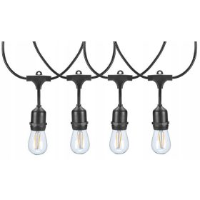   Okrašena LED vrtna girlanda Syntron 1500 cm, odtenki rumene barve