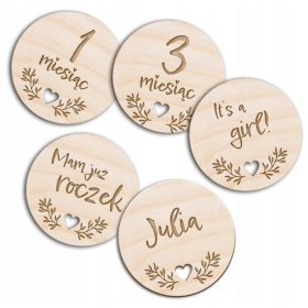 Drewnene otroške foto kartice