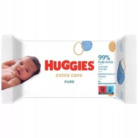 HUGGIES Čistilni robčki Extra Care Pure 56 kosov