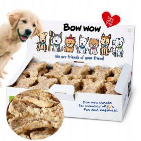 Okusi za pse iz govejega mesa z zelenjavo BOW WOW 30 kosov