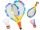 LED badminton loparji s svetlobnimi LED lučkami + lotki