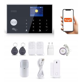 BREZŽIČNI ALARM LCD 2.4" GSM WiFi TUYA SMART V POL