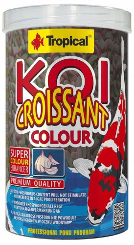Tropski Koi Kroasan Barvna hrana za ribe v granulah 210g