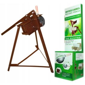   ROČNA BRIKETIRNA STISKALNICA ZA IZDELAVO BRIKETOV IZ PAPIRJA IN TRAVE