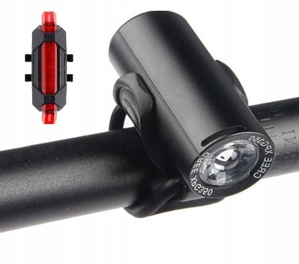 Močna LED lučka za kolo 1 x CREE XPG350 750mAh spredaj + zadaj