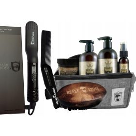  Set BRUSH Straightener Oil Beard balzam