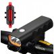 Kolesarska svetilka USB 2 x LED CREE XML-T6 1800mAh 400lm spredaj + zadaj