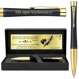 Eleganten Parker Urban Black GT pisalo s gravuro