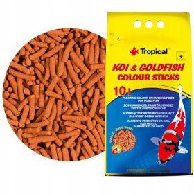 Tropski Koi & Goldfish Barvne Palčke 10L 800g Hrana za ribe