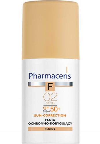 Pharmaceris tekoči puder z visoko zaščito SPF 50+ in korekcijo polti, 02 Sand, 30 ml