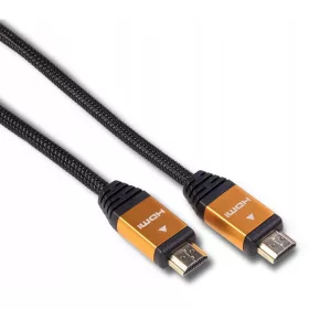   Kakovosten HDMI kabel TechniSat PREMIUM 3M za vrhunsko povezljivost in izjemno kakovost slike ter zvoka. Ta HDMI kabel omogoča prenos digitalnega kina 4K@60Hz (4096 x 2160) in podpira formate 720p, 10