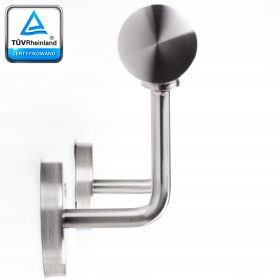   Okrogla nerjaveča stenska ograja za stopnice - Visoka kakovost, enostavna montaža