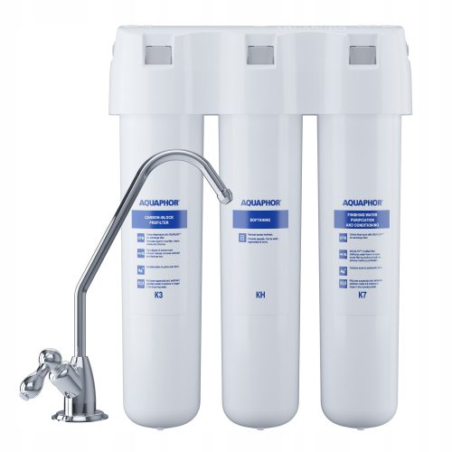 Aquaphor Kristalni filtr pod umivalnikom, 3 kartuše K3 KH K7