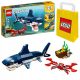 LEGO Stvaritve morja 3 v 1 31088 + Papirnata vrečka LEGO 6315786 rumena 24x8x18 cm