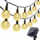 GIRLANDA SOLARNA Z VRTNIMI SVETILKAMI 50 LED KROGLIC 9,5M