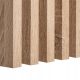 Stenske letve hrast sonoma 3D Premium 275 cm 12 kosov