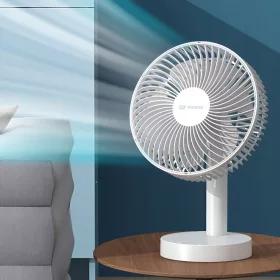   Namizni ventilator Mozos F29 z baterijo in USB-C priključkom