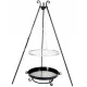  VRTNI ŽAR TRINOŽNA INOX REŠETKA + KURIŠČE 60CM