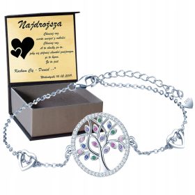 Srebrna zapestnica znamke Mennica Świdnicka