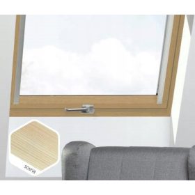 Okno FAKRO PVC PTP-V/PI U4 78x118 v antracitni barvi