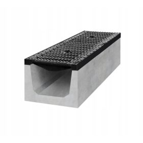 BETONSKA odtočna kanaleta + litoželezna D400 250x200