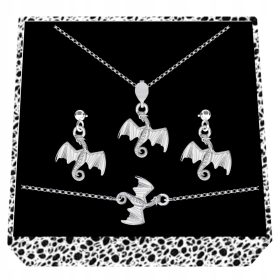 Srebrni komplet Zmaj Set, srebro 925